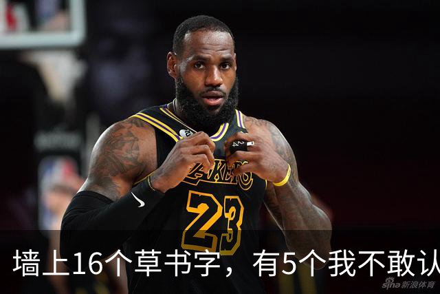 墙上16个草书字，有5个我不敢认！全认出的堪称本科水平——为什么书法家偏爱小笔写大字？