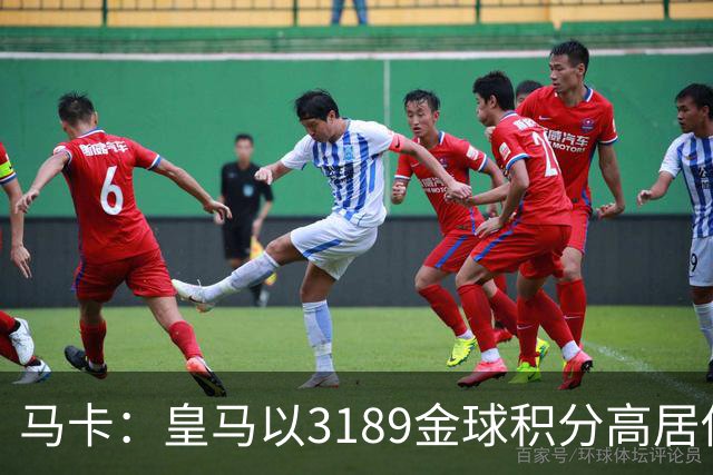 马卡：皇马以3189金球积分高居俱乐部历史榜首，C罗460分个人第一